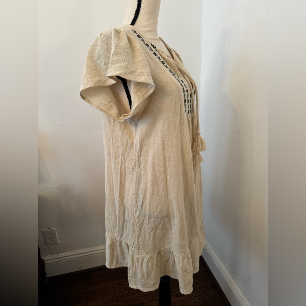 Anthropologie Stacey Embroidered Tunic Dress Large - Picture 8 of 8